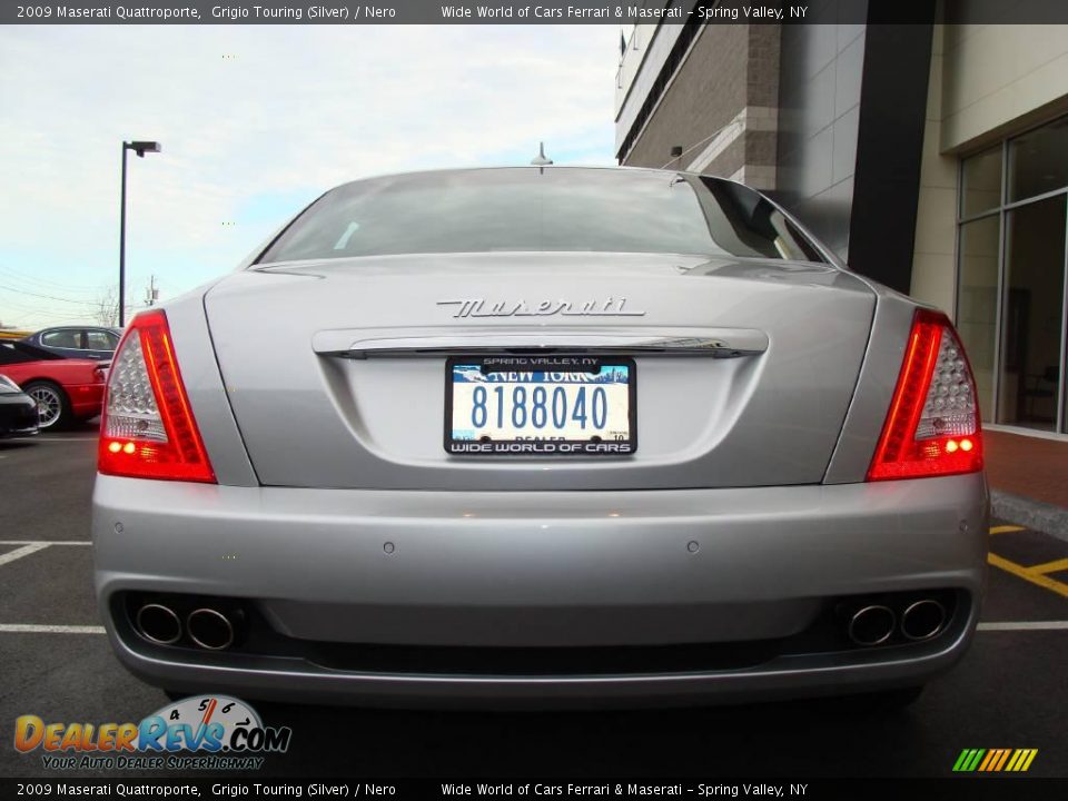 2009 Maserati Quattroporte Grigio Touring (Silver) / Nero Photo #6