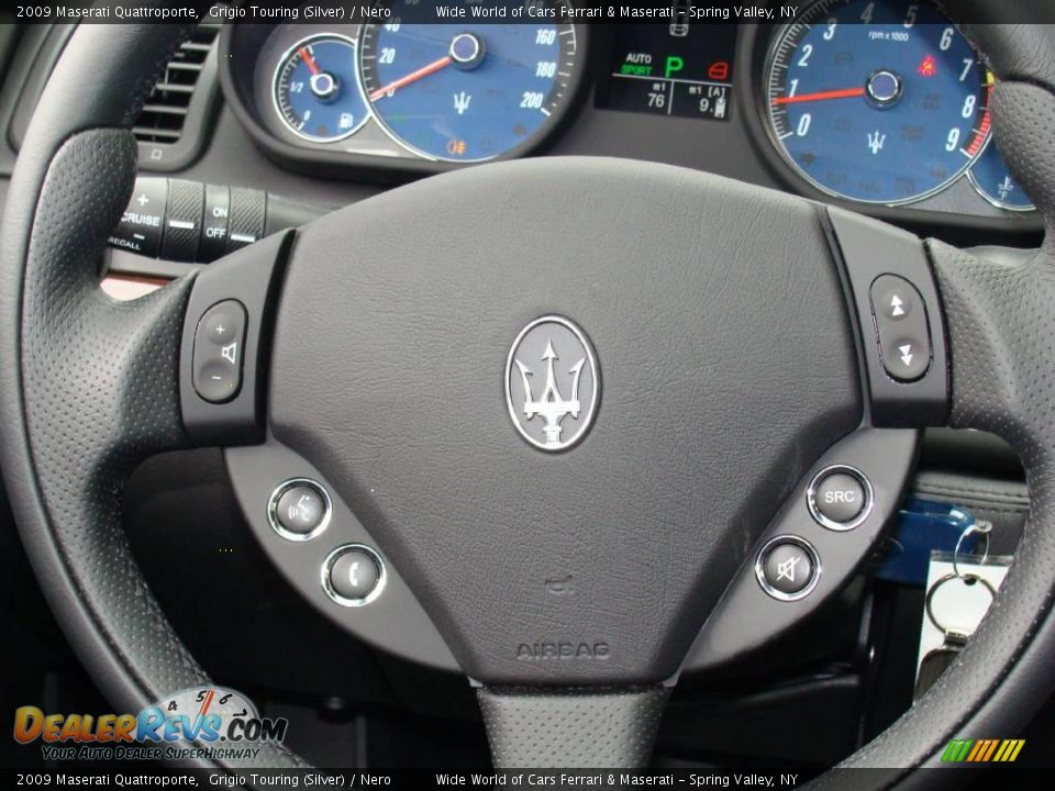 2009 Maserati Quattroporte Grigio Touring (Silver) / Nero Photo #16
