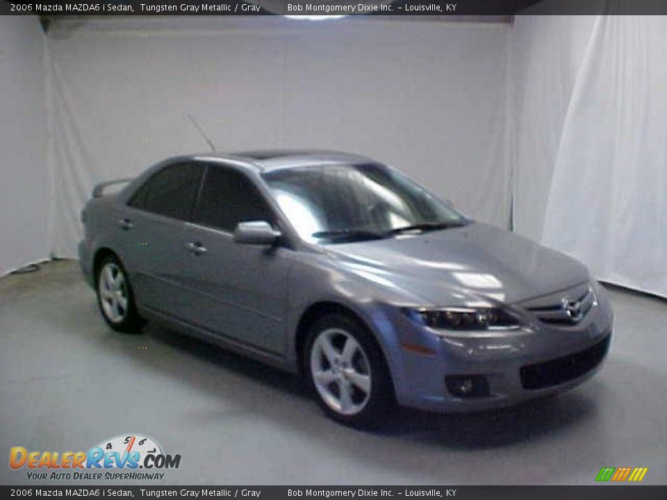 2006 Mazda MAZDA6 i Sedan Tungsten Gray Metallic / Gray Photo #3