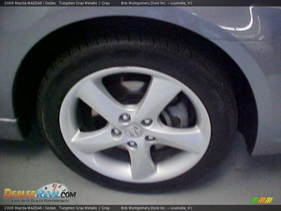 2006 Mazda MAZDA6 i Sedan Tungsten Gray Metallic / Gray Photo #4