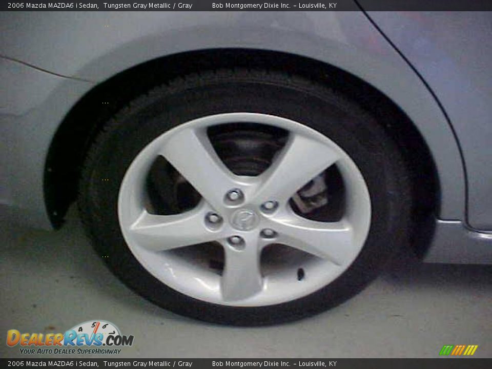 2006 Mazda MAZDA6 i Sedan Tungsten Gray Metallic / Gray Photo #5