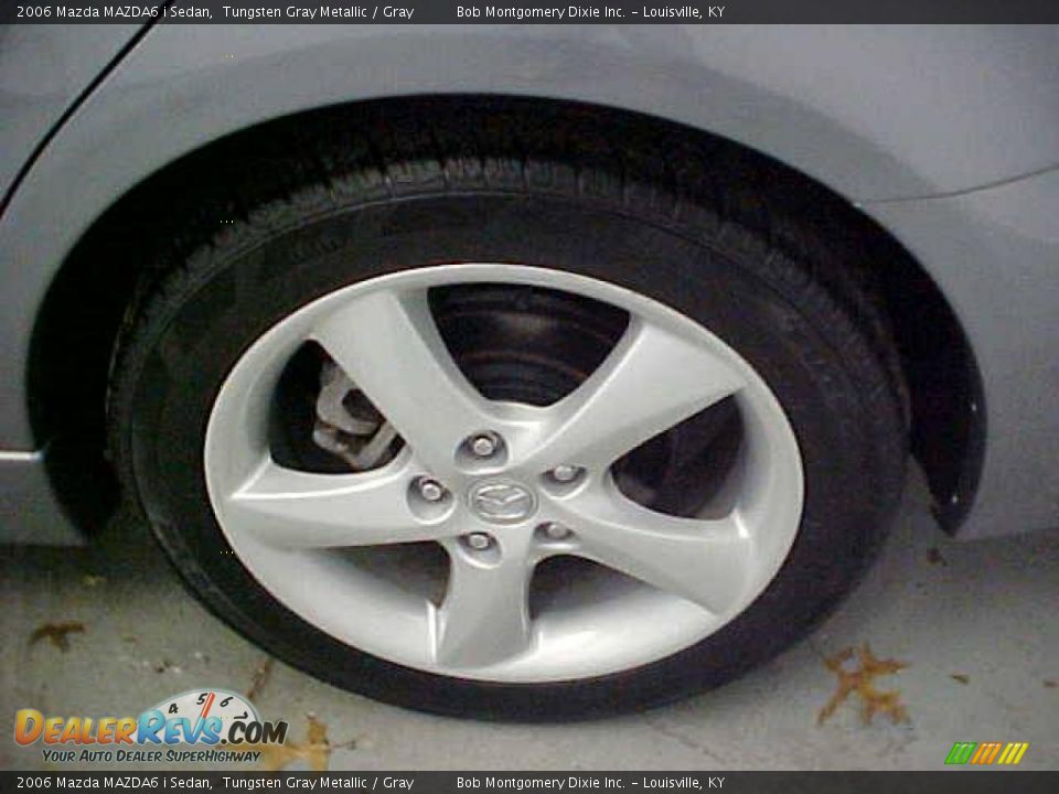 2006 Mazda MAZDA6 i Sedan Tungsten Gray Metallic / Gray Photo #6