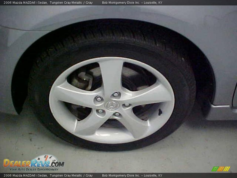 2006 Mazda MAZDA6 i Sedan Tungsten Gray Metallic / Gray Photo #7