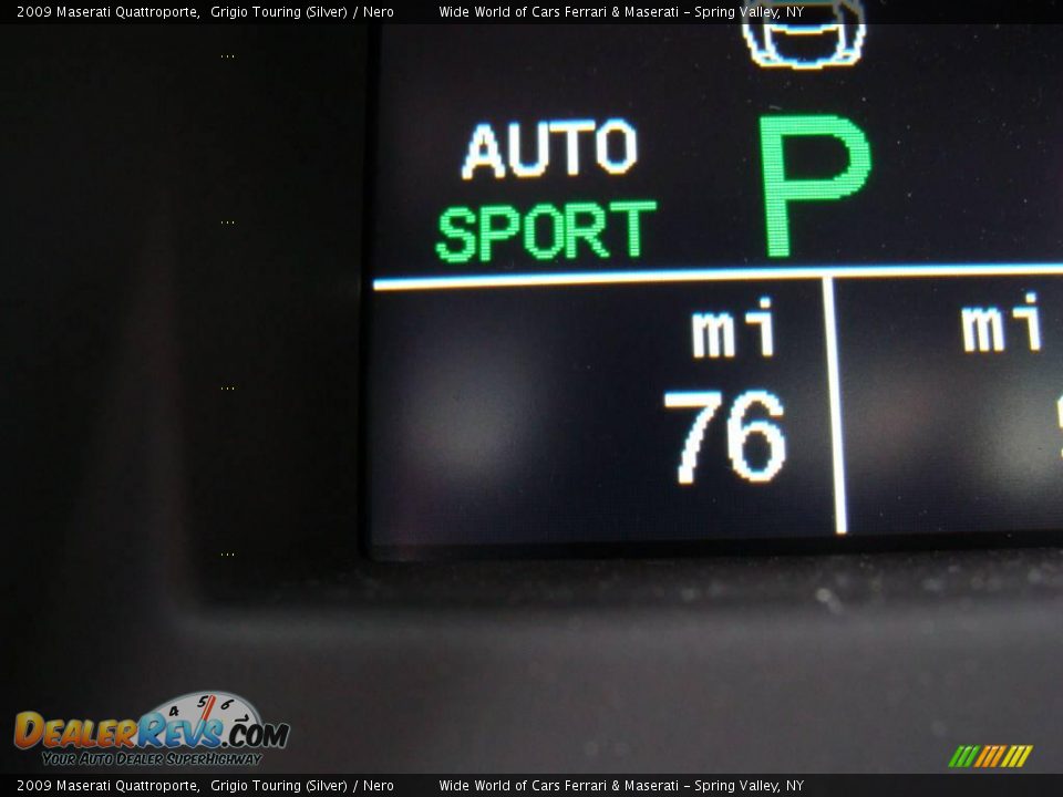 2009 Maserati Quattroporte Grigio Touring (Silver) / Nero Photo #24