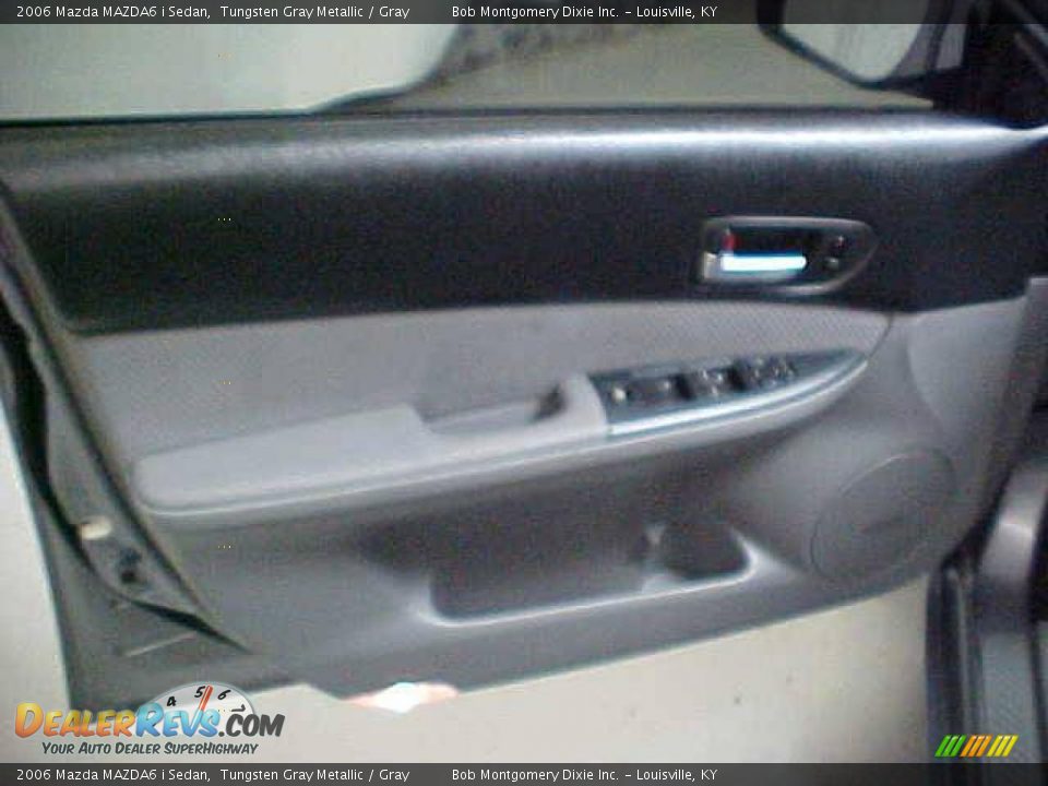 2006 Mazda MAZDA6 i Sedan Tungsten Gray Metallic / Gray Photo #9
