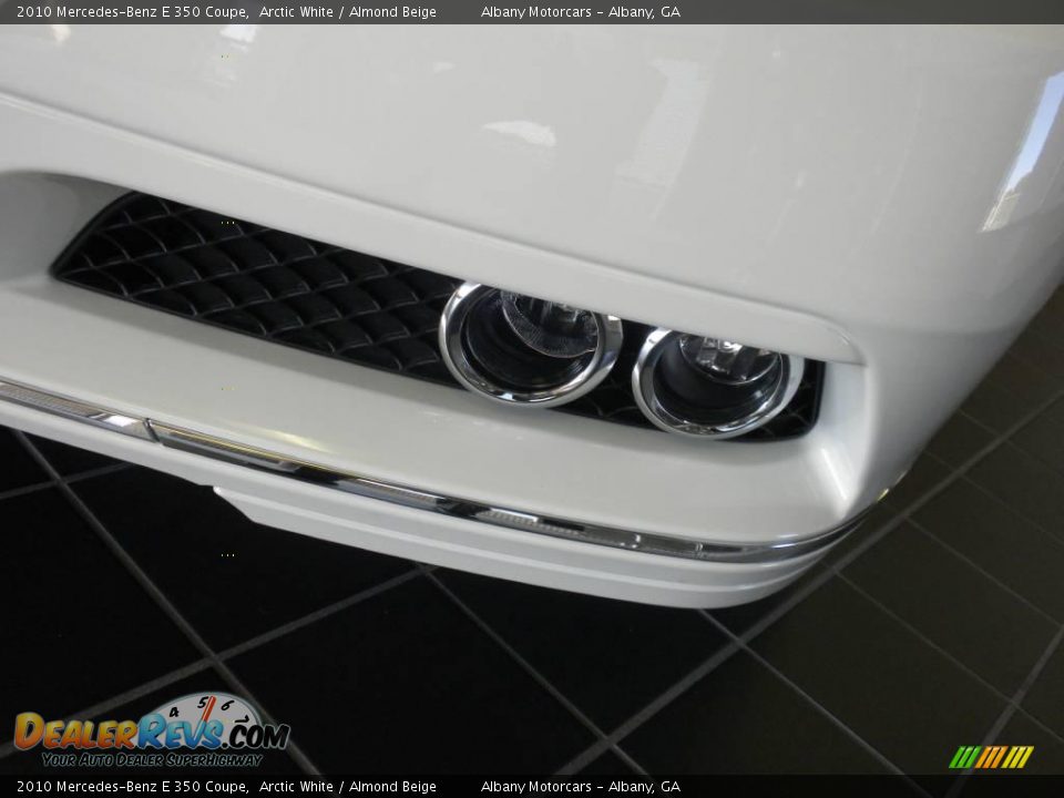 2010 Mercedes-Benz E 350 Coupe Arctic White / Almond Beige Photo #5