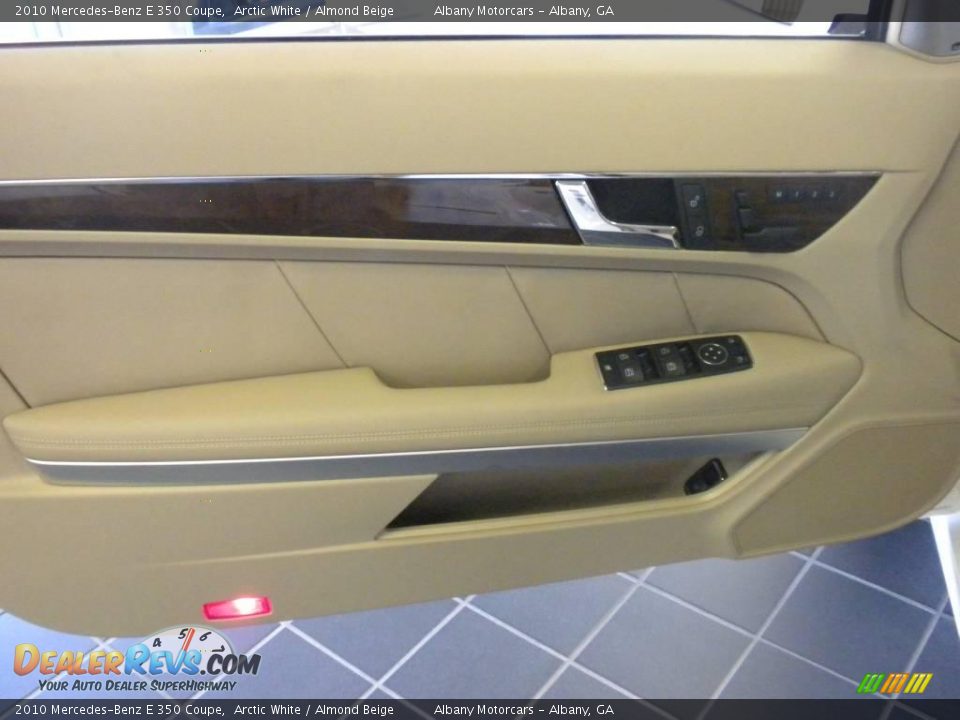 2010 Mercedes-Benz E 350 Coupe Arctic White / Almond Beige Photo #11