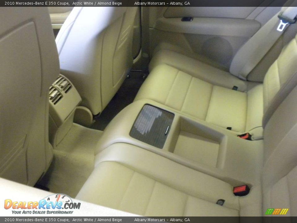 2010 Mercedes-Benz E 350 Coupe Arctic White / Almond Beige Photo #14
