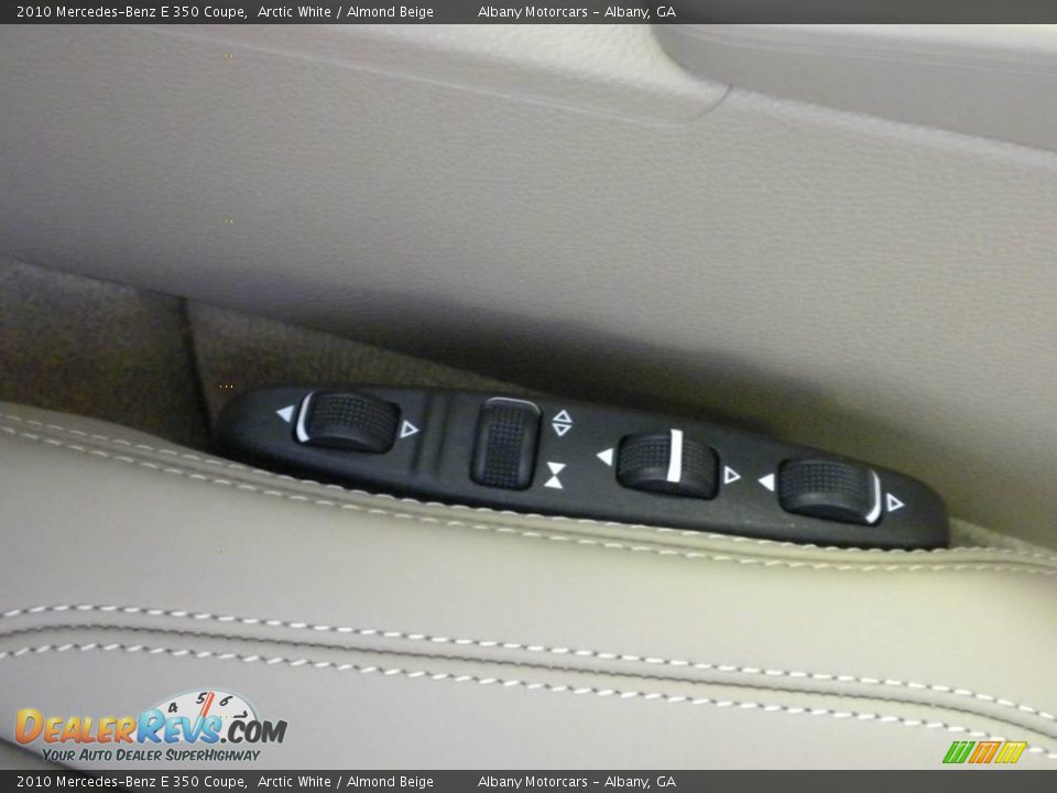 2010 Mercedes-Benz E 350 Coupe Arctic White / Almond Beige Photo #15
