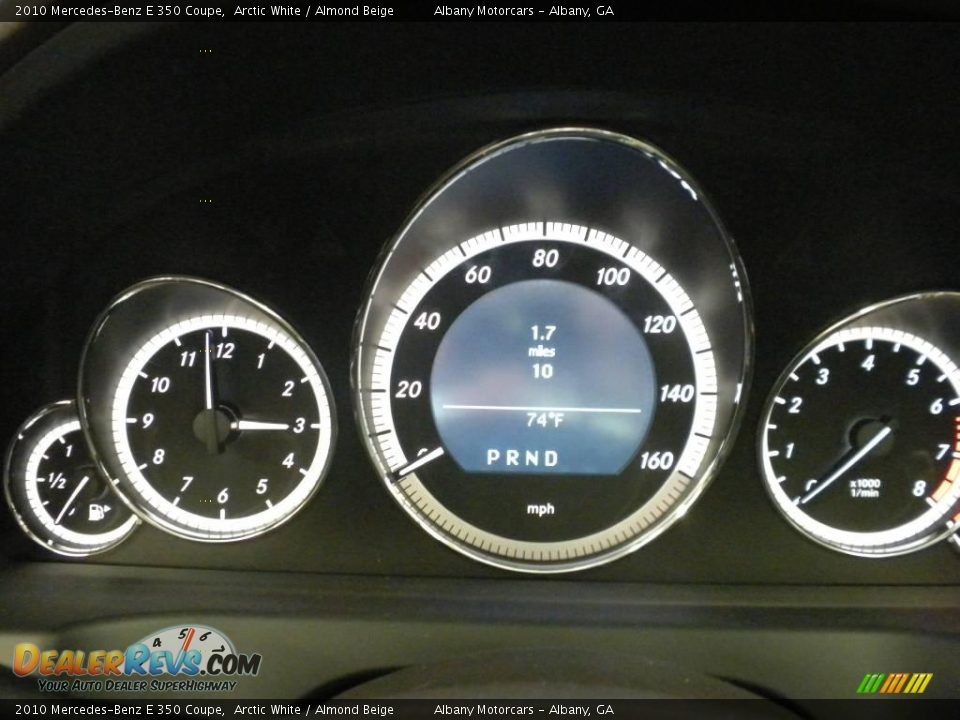 2010 Mercedes-Benz E 350 Coupe Arctic White / Almond Beige Photo #19