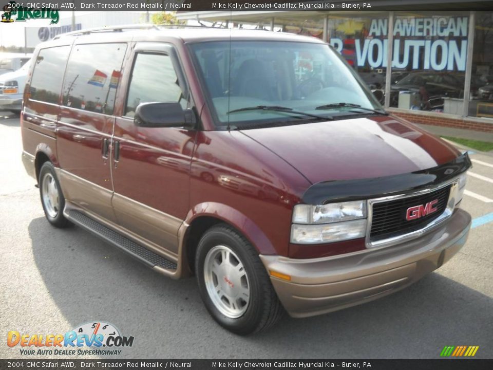 2004 GMC Safari AWD Dark Toreador Red Metallic / Neutral Photo #1