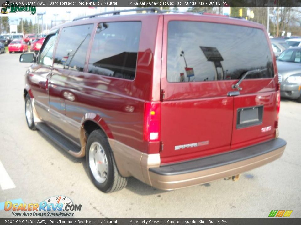2004 GMC Safari AWD Dark Toreador Red Metallic / Neutral Photo #5