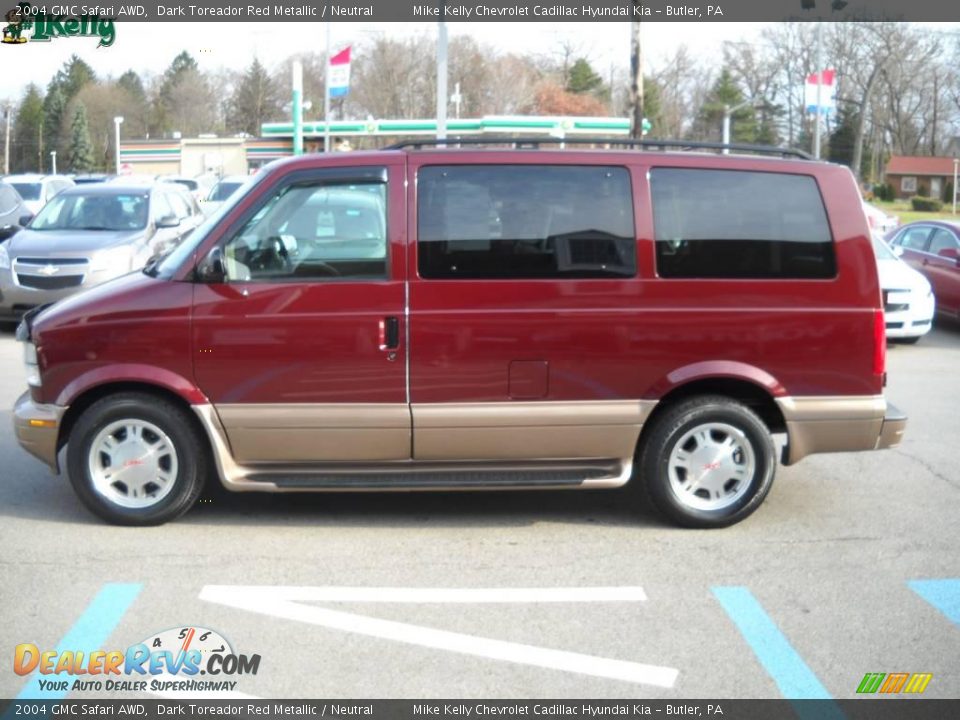 2004 GMC Safari AWD Dark Toreador Red Metallic / Neutral Photo #6