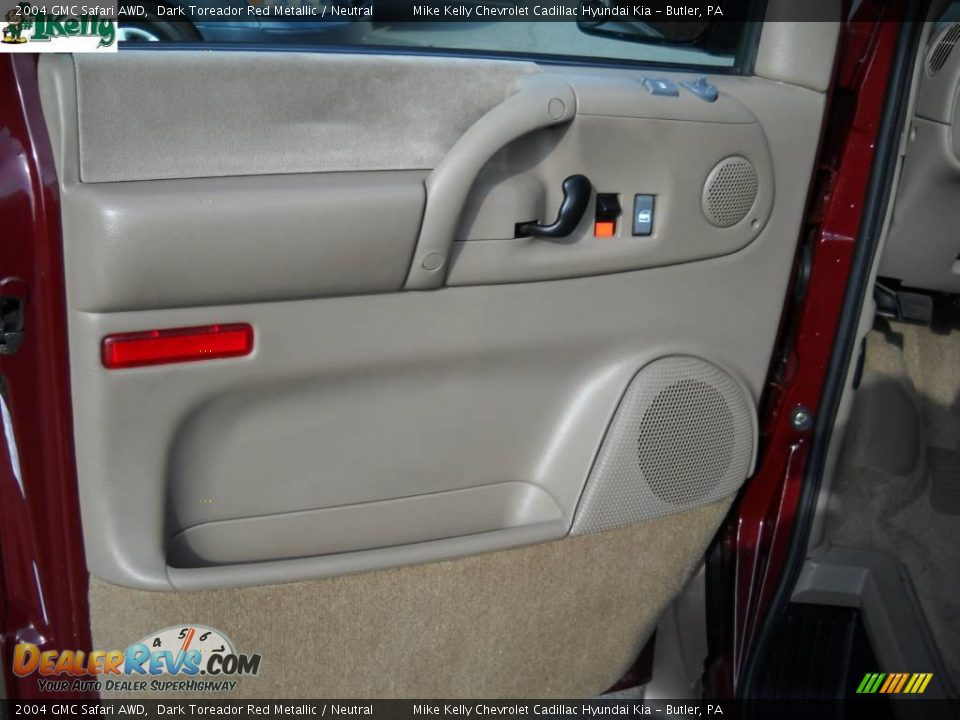 2004 GMC Safari AWD Dark Toreador Red Metallic / Neutral Photo #7