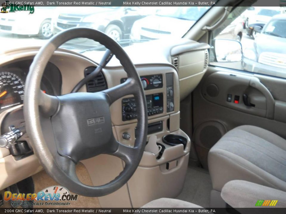 2004 GMC Safari AWD Dark Toreador Red Metallic / Neutral Photo #8