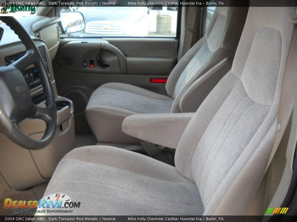 2004 GMC Safari AWD Dark Toreador Red Metallic / Neutral Photo #9