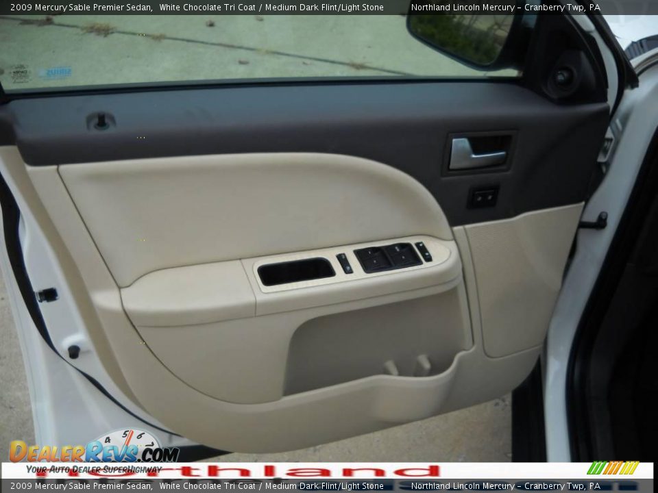 2009 Mercury Sable Premier Sedan White Chocolate Tri Coat / Medium Dark Flint/Light Stone Photo #6