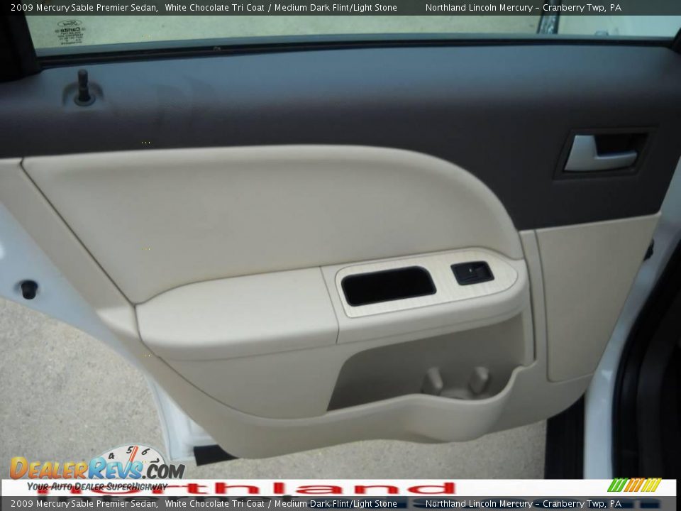 2009 Mercury Sable Premier Sedan White Chocolate Tri Coat / Medium Dark Flint/Light Stone Photo #10