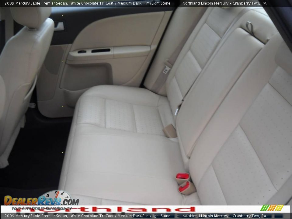 2009 Mercury Sable Premier Sedan White Chocolate Tri Coat / Medium Dark Flint/Light Stone Photo #11