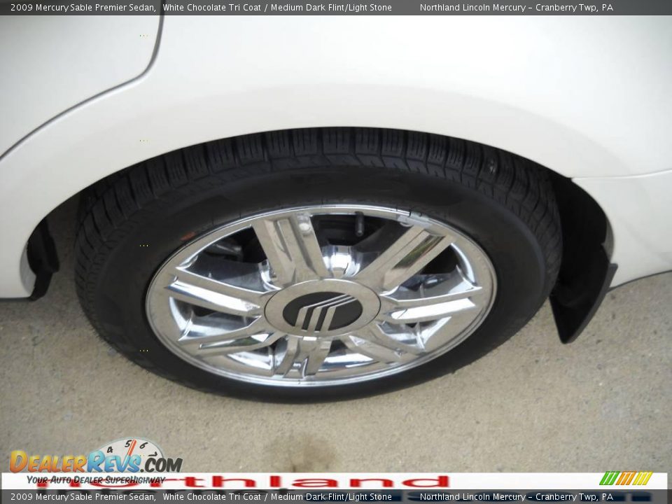 2009 Mercury Sable Premier Sedan White Chocolate Tri Coat / Medium Dark Flint/Light Stone Photo #12