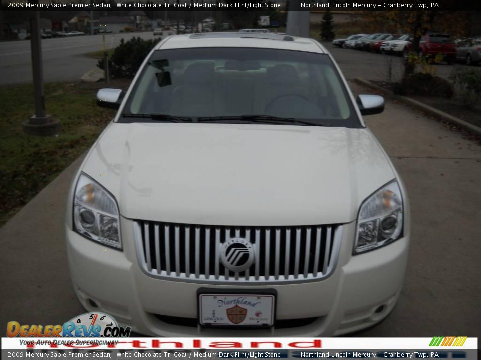 2009 Mercury Sable Premier Sedan White Chocolate Tri Coat / Medium Dark Flint/Light Stone Photo #14