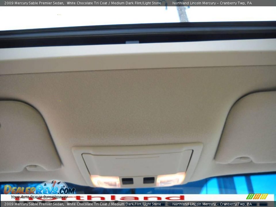 2009 Mercury Sable Premier Sedan White Chocolate Tri Coat / Medium Dark Flint/Light Stone Photo #16