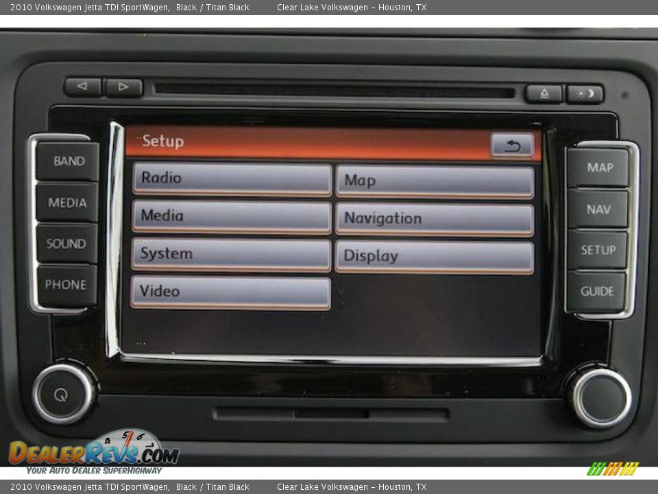 2010 Volkswagen Jetta TDI SportWagen Black / Titan Black Photo #8