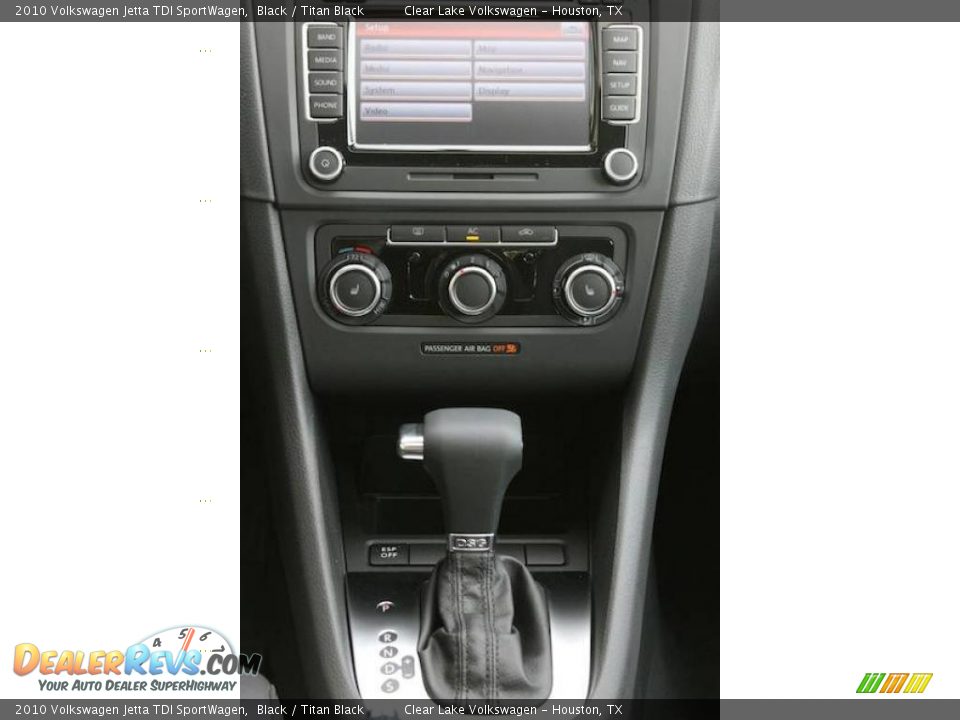 2010 Volkswagen Jetta TDI SportWagen Black / Titan Black Photo #14