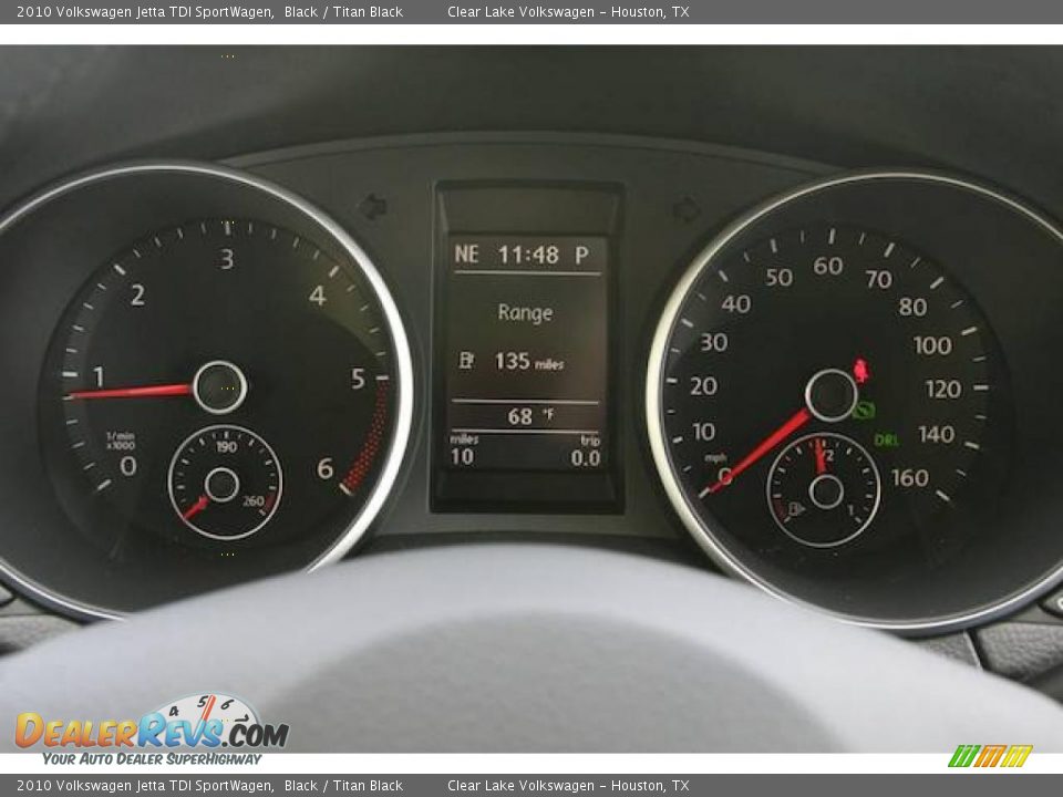 2010 Volkswagen Jetta TDI SportWagen Black / Titan Black Photo #18