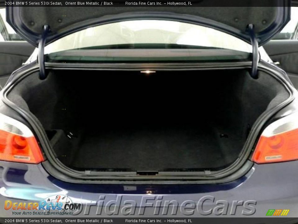 2004 BMW 5 Series 530i Sedan Orient Blue Metallic / Black Photo #10