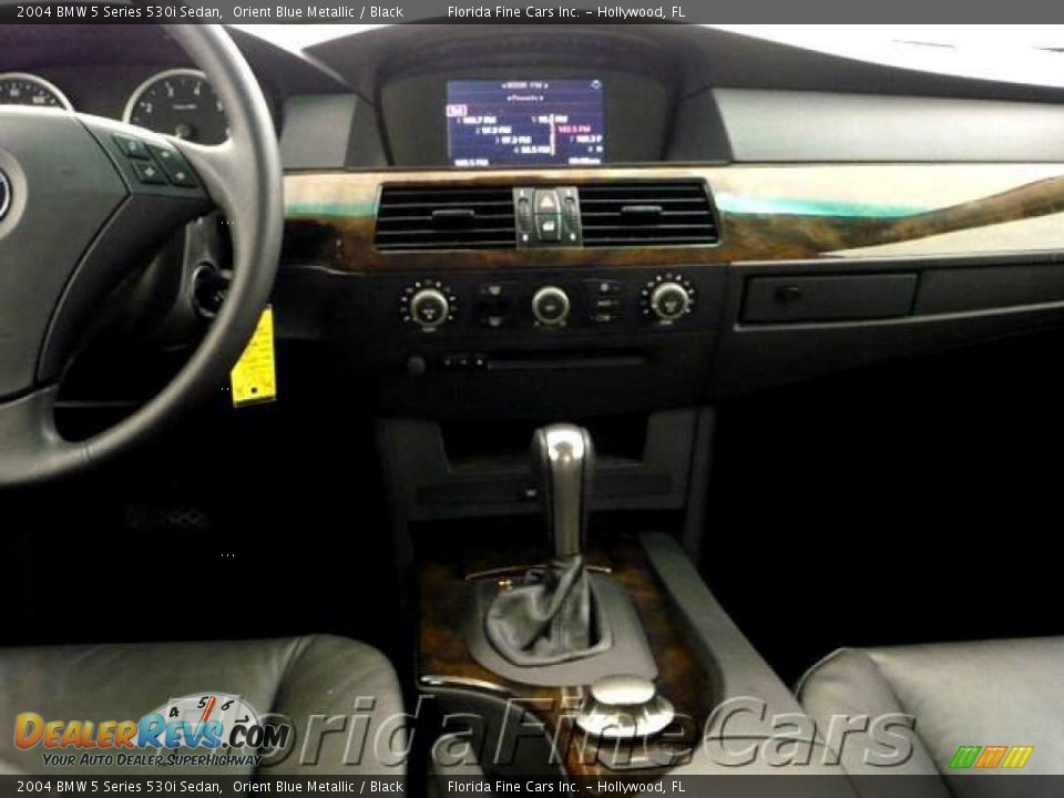2004 BMW 5 Series 530i Sedan Orient Blue Metallic / Black Photo #16