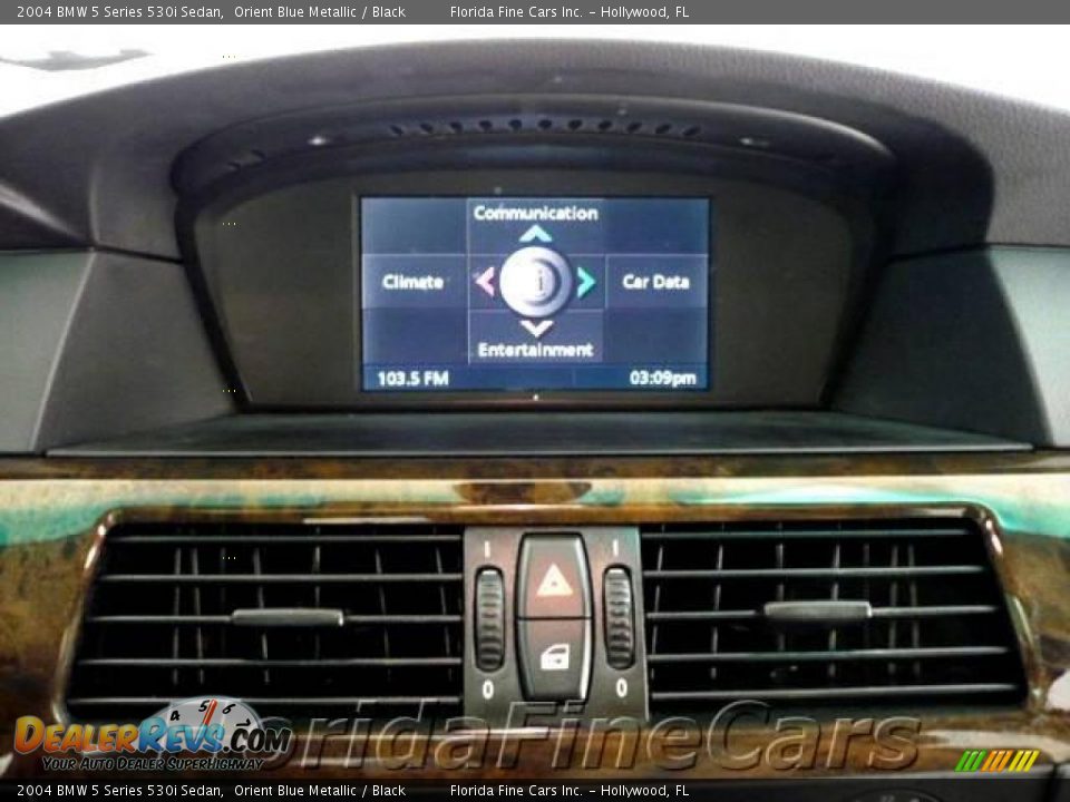 2004 BMW 5 Series 530i Sedan Orient Blue Metallic / Black Photo #18