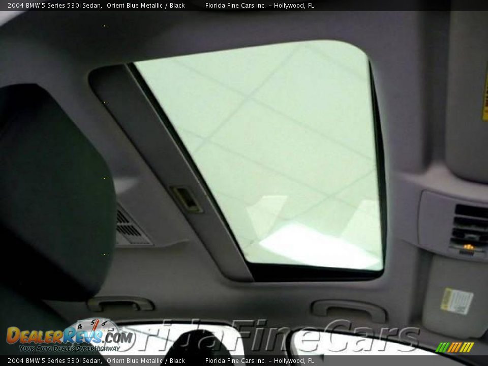 2004 BMW 5 Series 530i Sedan Orient Blue Metallic / Black Photo #19