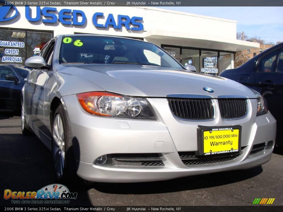 2006 BMW 3 Series 325xi Sedan Titanium Silver Metallic / Grey Photo #1