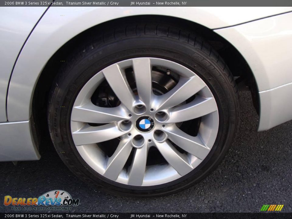 2006 BMW 3 Series 325xi Sedan Titanium Silver Metallic / Grey Photo #7