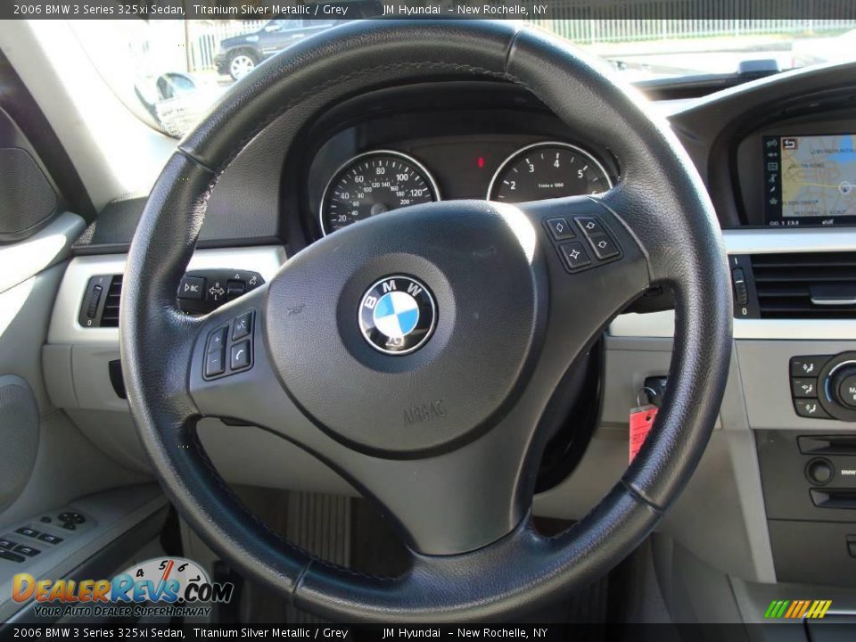 2006 BMW 3 Series 325xi Sedan Titanium Silver Metallic / Grey Photo #18