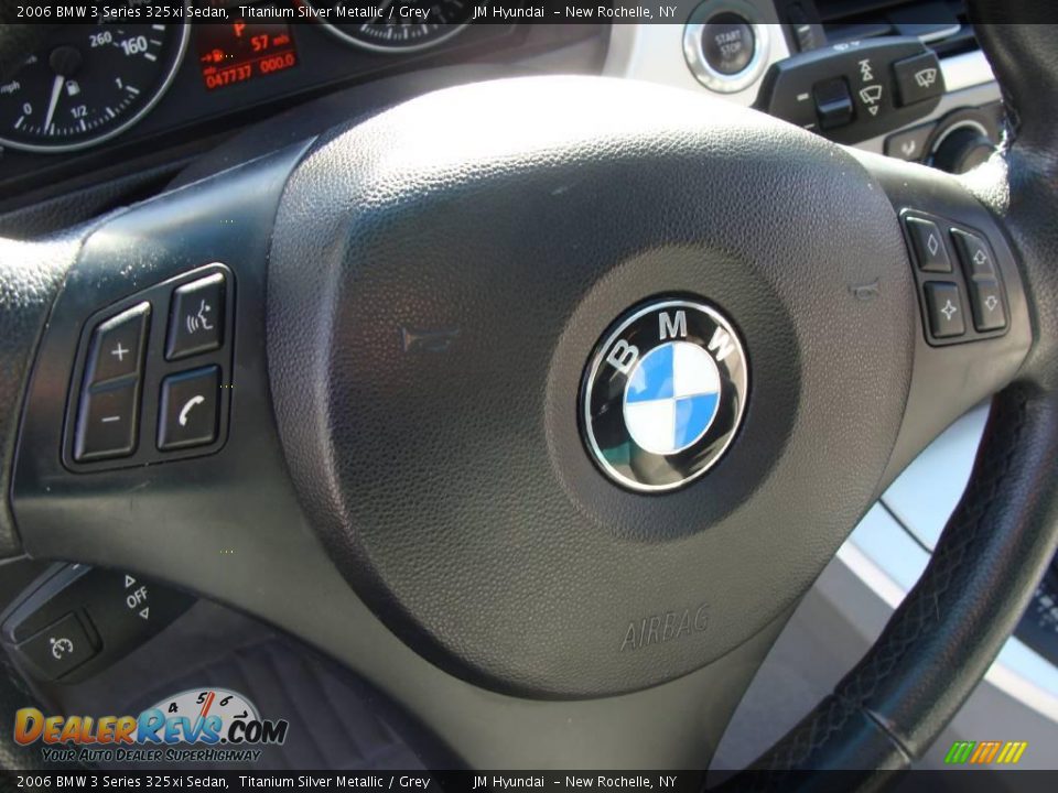 2006 BMW 3 Series 325xi Sedan Titanium Silver Metallic / Grey Photo #22