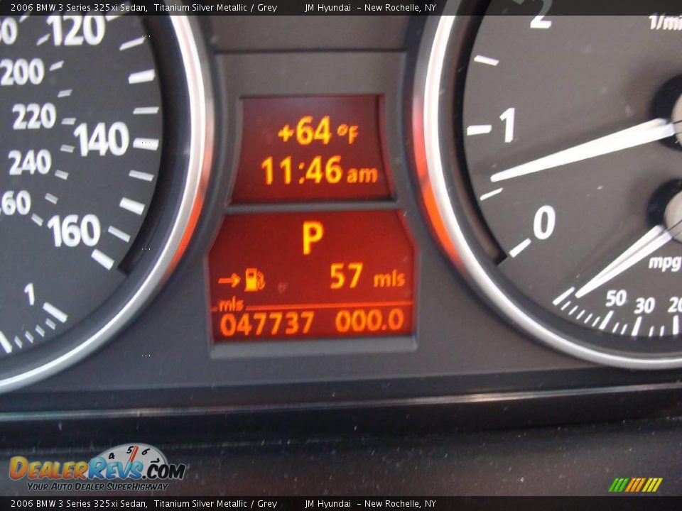 2006 BMW 3 Series 325xi Sedan Titanium Silver Metallic / Grey Photo #23