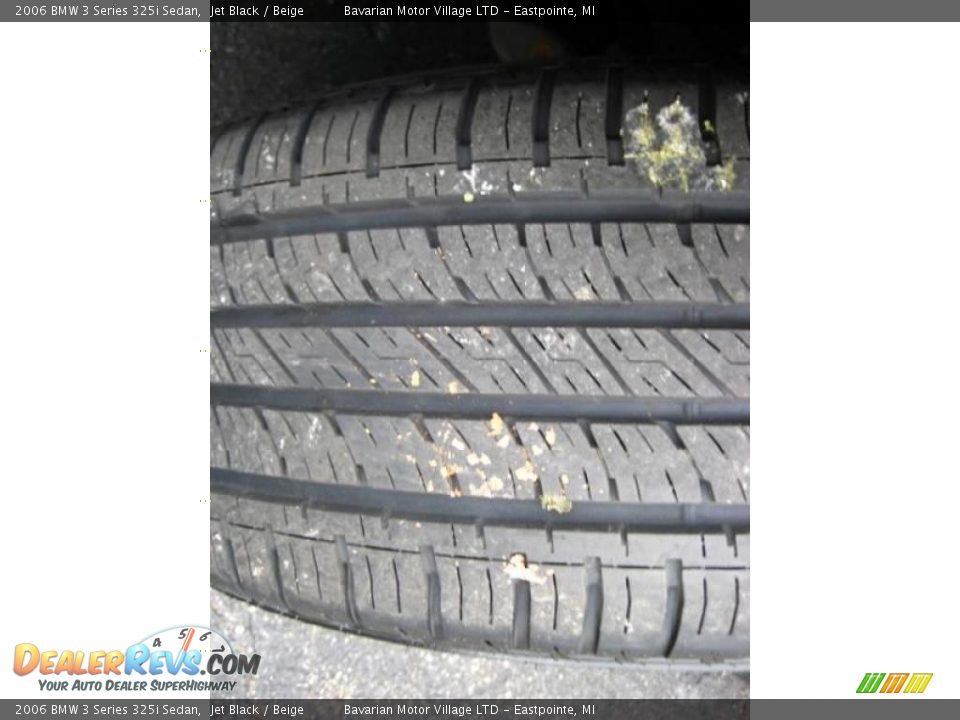 2006 BMW 3 Series 325i Sedan Jet Black / Beige Photo #25