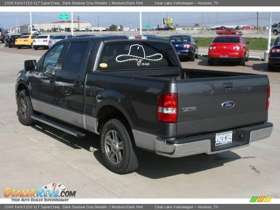 2006 Ford F150 XLT SuperCrew Dark Shadow Grey Metallic / Medium/Dark Flint Photo #2