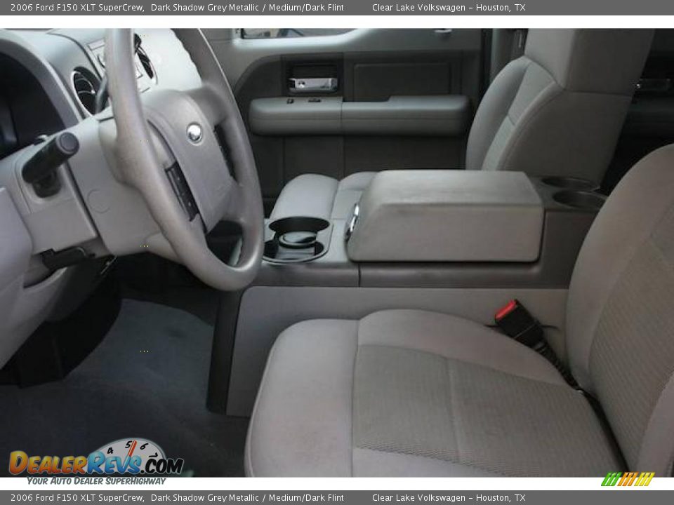 2006 Ford F150 XLT SuperCrew Dark Shadow Grey Metallic / Medium/Dark Flint Photo #5