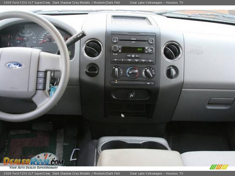 2006 Ford F150 XLT SuperCrew Dark Shadow Grey Metallic / Medium/Dark Flint Photo #6