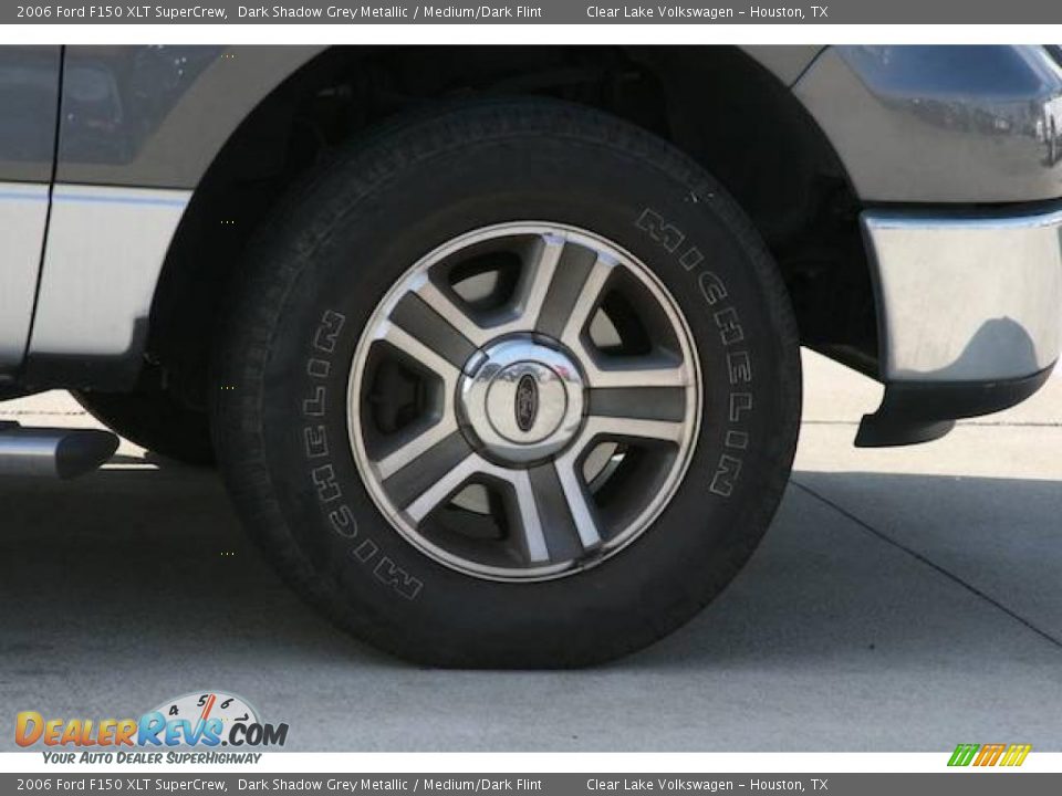 2006 Ford F150 XLT SuperCrew Dark Shadow Grey Metallic / Medium/Dark Flint Photo #9