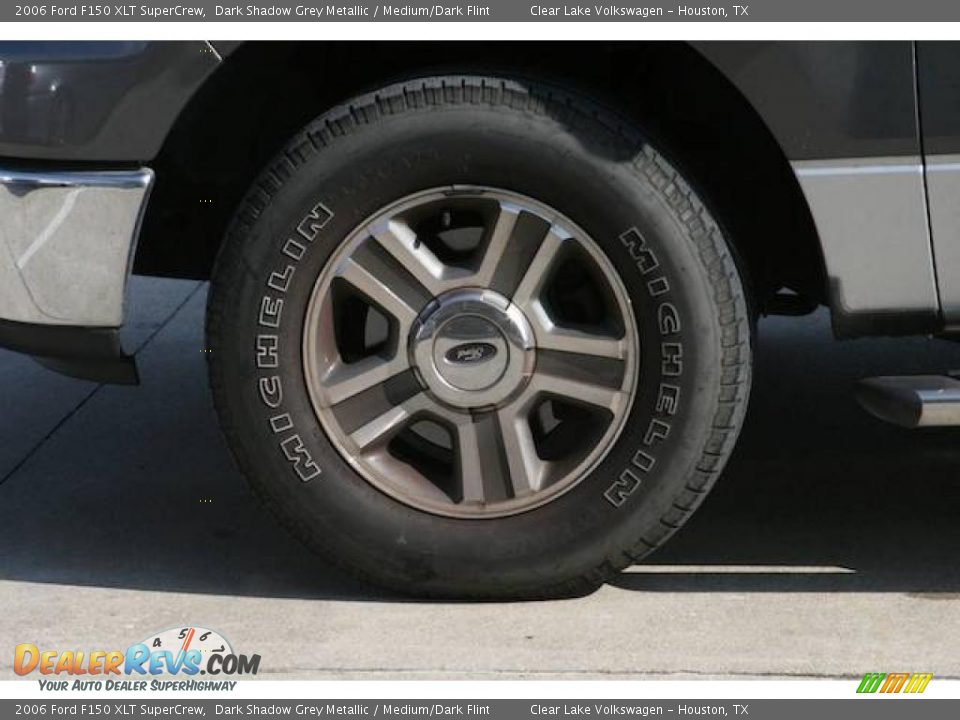 2006 Ford F150 XLT SuperCrew Dark Shadow Grey Metallic / Medium/Dark Flint Photo #10