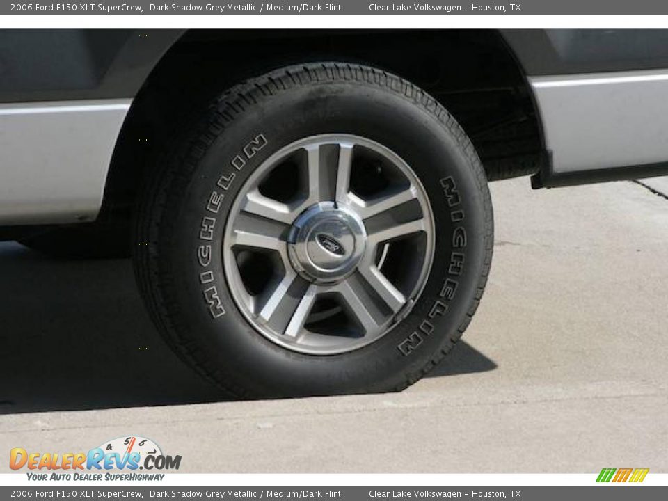 2006 Ford F150 XLT SuperCrew Dark Shadow Grey Metallic / Medium/Dark Flint Photo #11