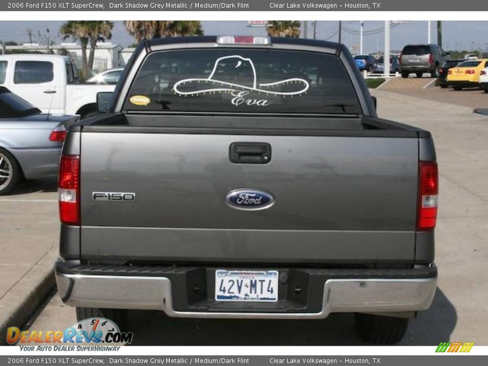 2006 Ford F150 XLT SuperCrew Dark Shadow Grey Metallic / Medium/Dark Flint Photo #13