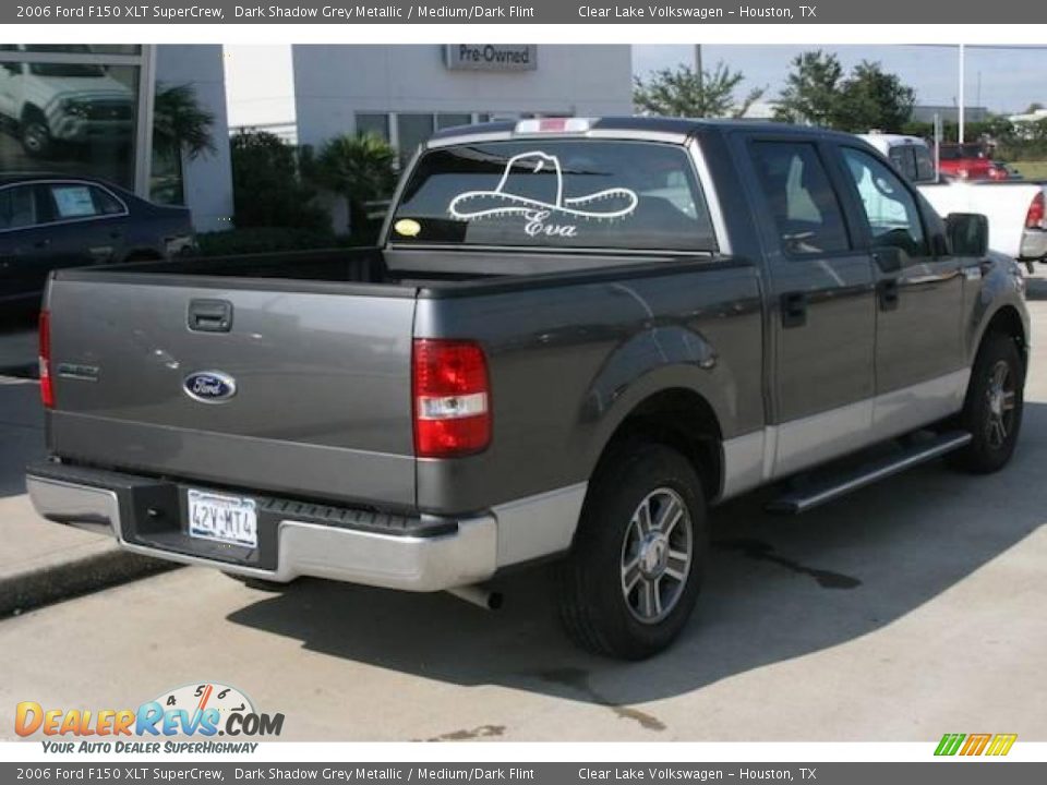 2006 Ford F150 XLT SuperCrew Dark Shadow Grey Metallic / Medium/Dark Flint Photo #14