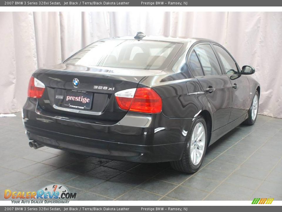 2007 BMW 3 Series 328xi Sedan Jet Black / Terra/Black Dakota Leather Photo #2