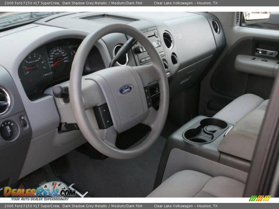 2006 Ford F150 XLT SuperCrew Dark Shadow Grey Metallic / Medium/Dark Flint Photo #18
