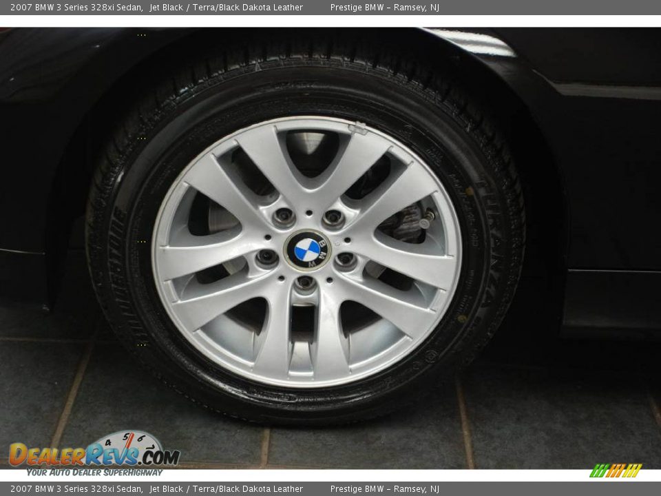 2007 BMW 3 Series 328xi Sedan Jet Black / Terra/Black Dakota Leather Photo #3